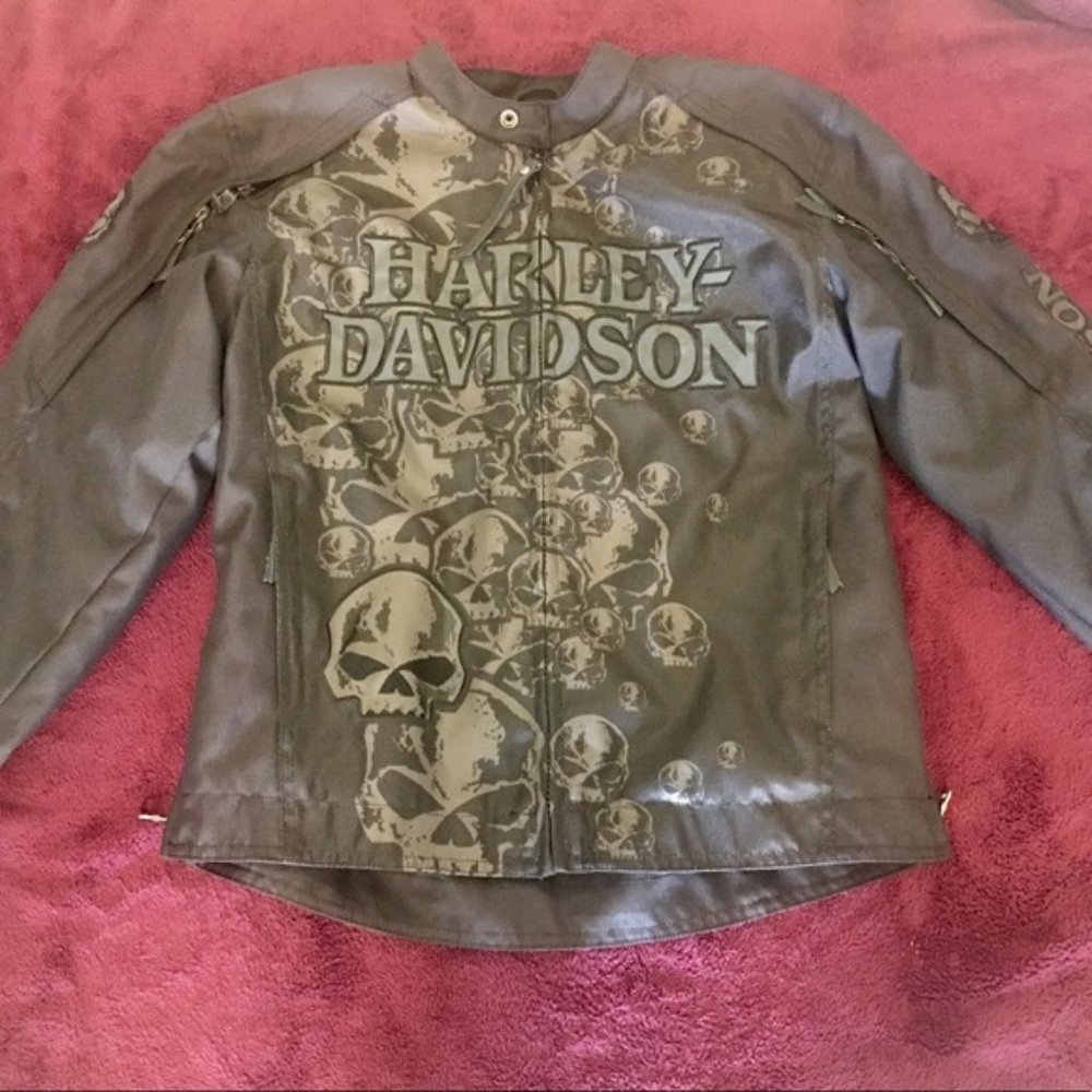 Harly-Davidson Willie G. Skully Jacket -Armor protection shoulder & Elbow